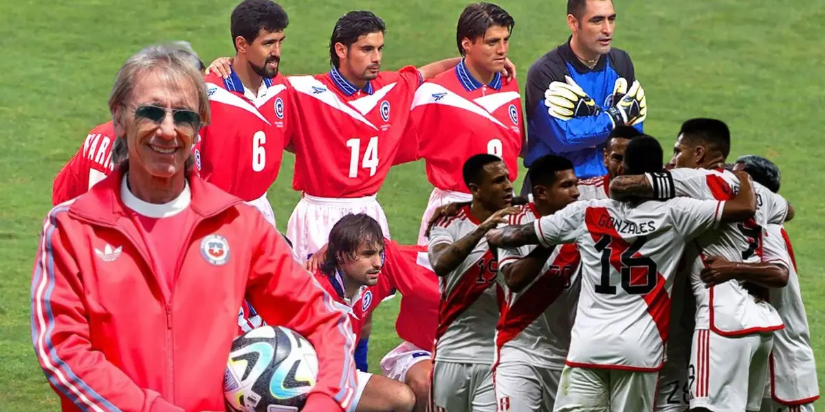 La Selección Chilena en 1998, debajo Ricardo Gareca y la Blanquirroja de hoy