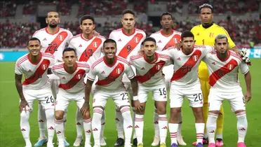 La Selección Peruana posando para la foto (Foto: FPF) 