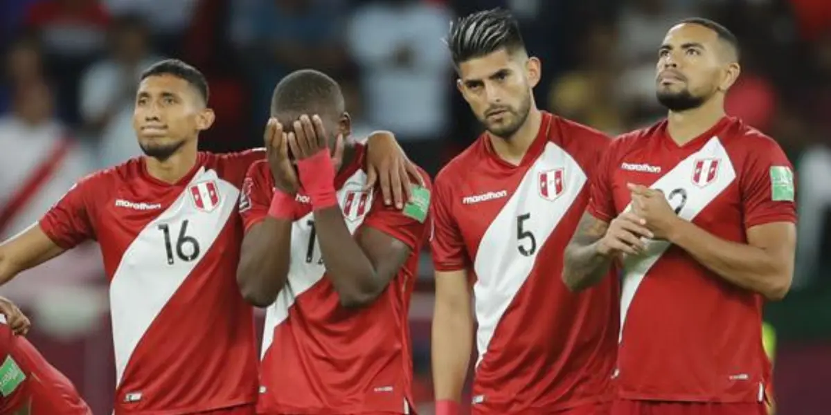 La selección peruana no pudo clasificar a Qatar 2022