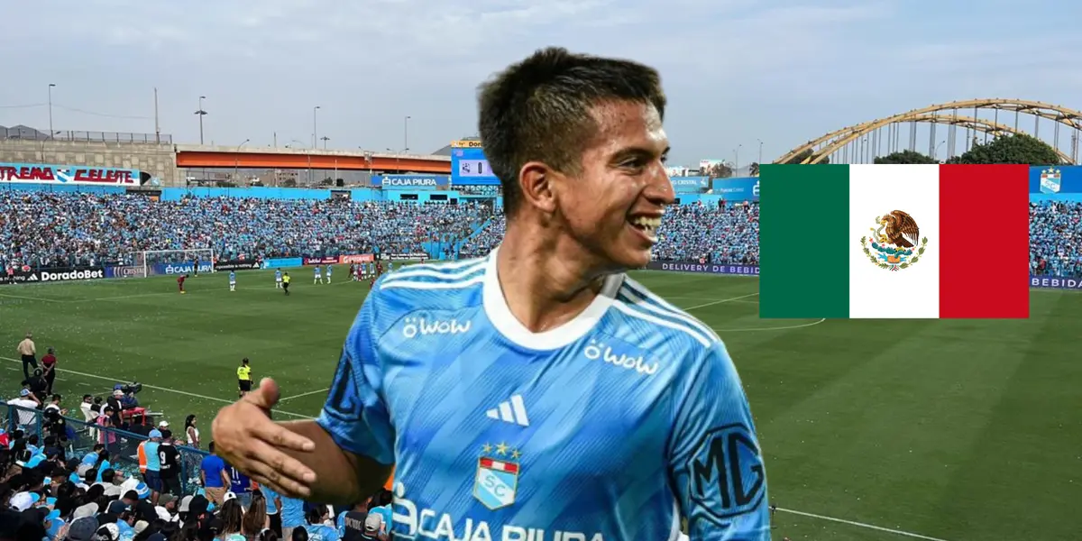 Martín Távara con la camiseta de Sporting Cristal. 