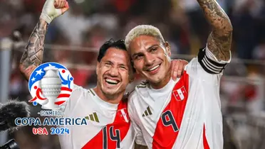 Paolo Guerrero y Gianluca Lapadula celebrando gol (Foto: Selección Peruana) 