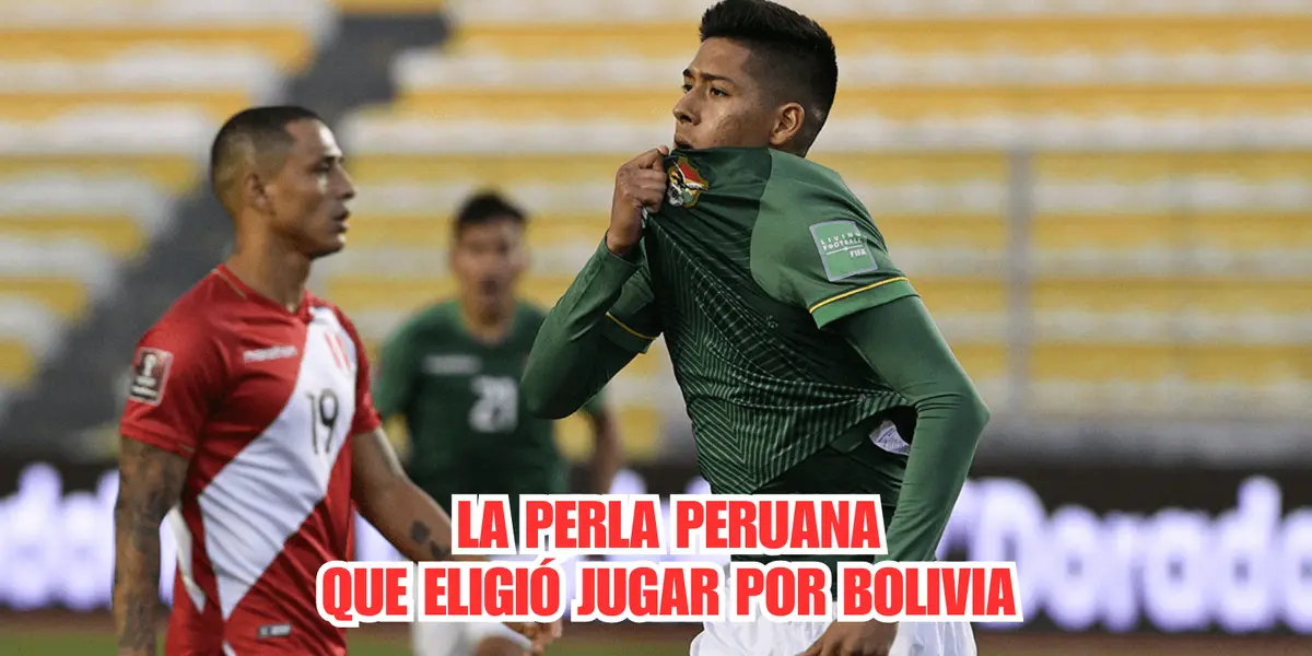 Pese a que nació en el Perú, eligió jugar por la Selección de Bolivia