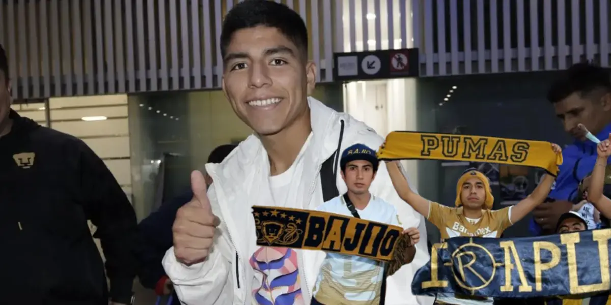 Piero Quispe llegó a Pumas de la UNAM. 