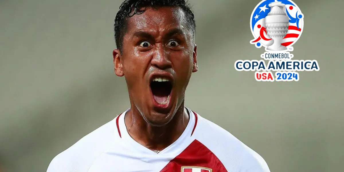 Renato Tapia gritando gol