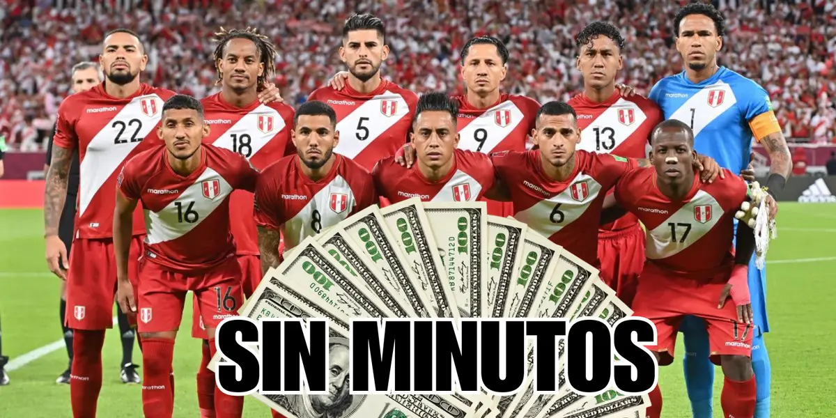 Varios jugadores de la Selección Peruana llegan sin minutos