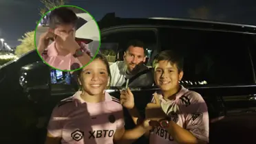 Ídolo total, la conmovedora reacción de un nene al conocer a Messi en Miami