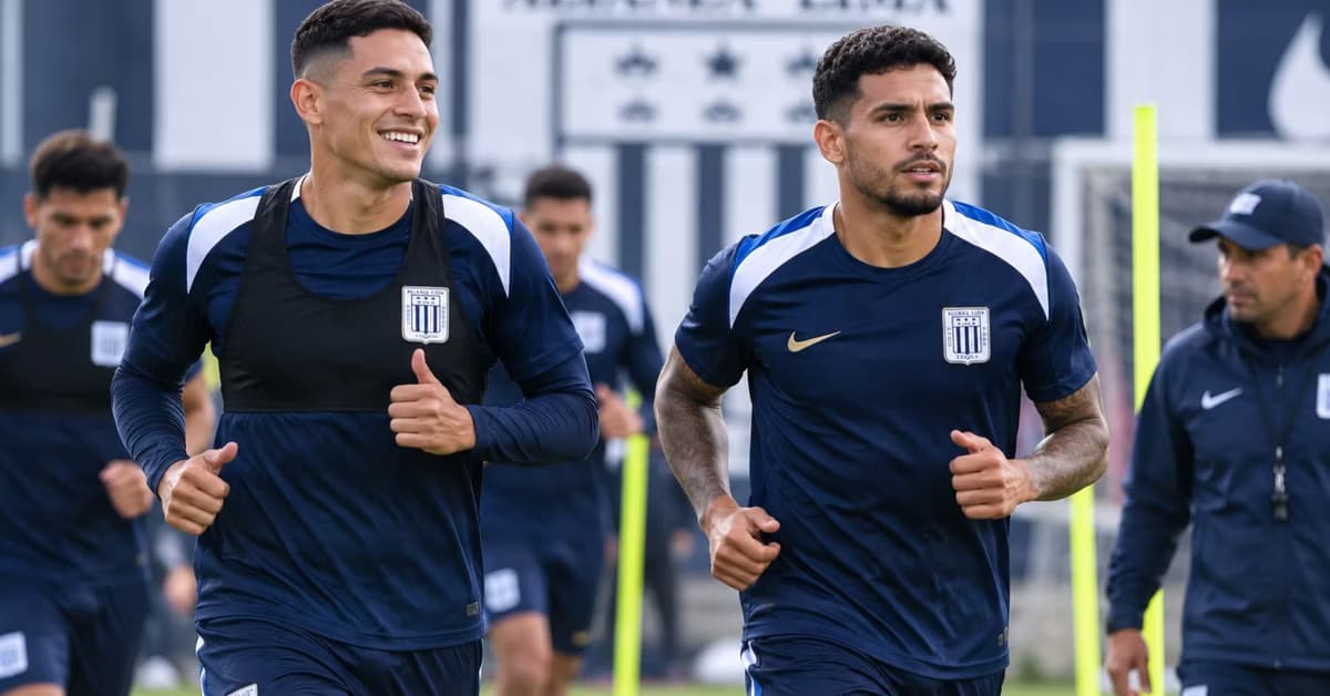 Alianza Lima recupera a Paolo Guerrero y Nicolás Díaz: ambos entrenaron a la par del plantel