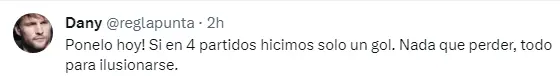 La reacción de los hinchas de Platense