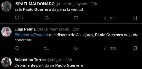 Los hinchas critican a Paolo Guerrero