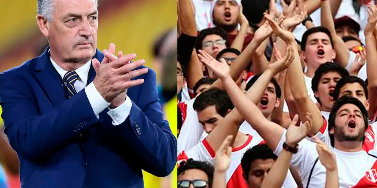 A pesar del empate, el técnico no dejó de halagar a los aficionados nacionales