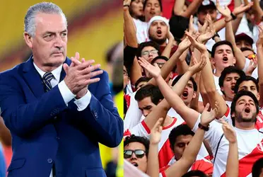 A pesar del empate, el técnico no dejó de halagar a los aficionados nacionales