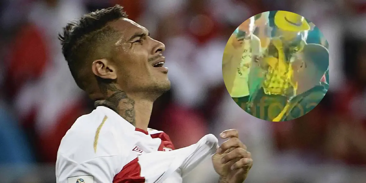 A pesar de que Guerrero sufre por su rodilla, le vio bailando en la fiesta por sus 38 abriles.