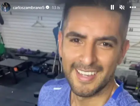 Carlos Zambrano entrenando 