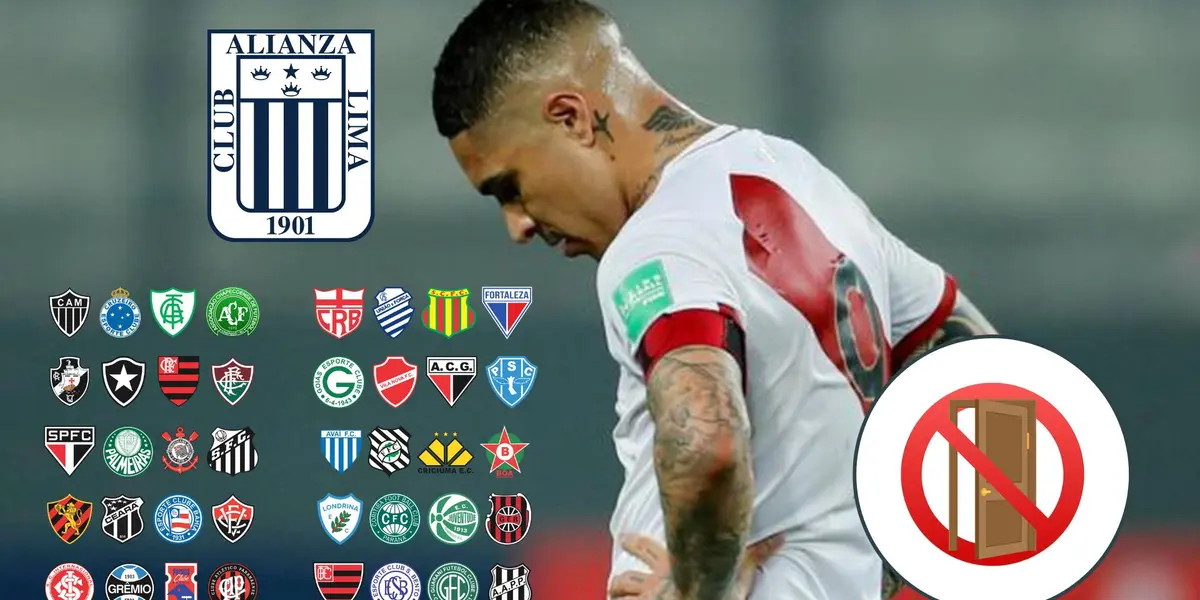 Además de Alianza, el club que le cerró las puertas a Guerrero para este 2024