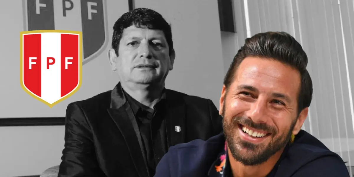 Agustín Lozano - Claudio Pizarro (Foto: La República)