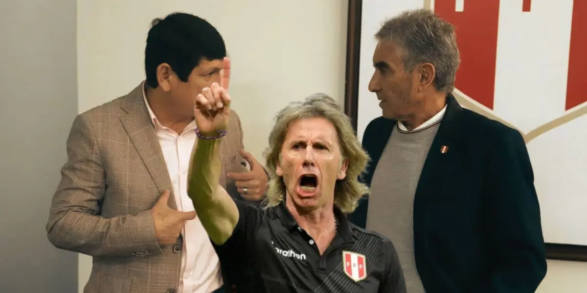 Agustín Lozano - Juan Carlos Oblitas - Ricardo Gareca (Foto: La Bicolor)