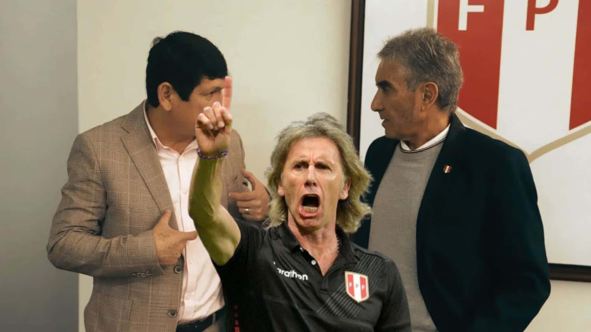 Agustín Lozano - Juan Carlos Oblitas - Ricardo Gareca (Foto: La Bicolor)