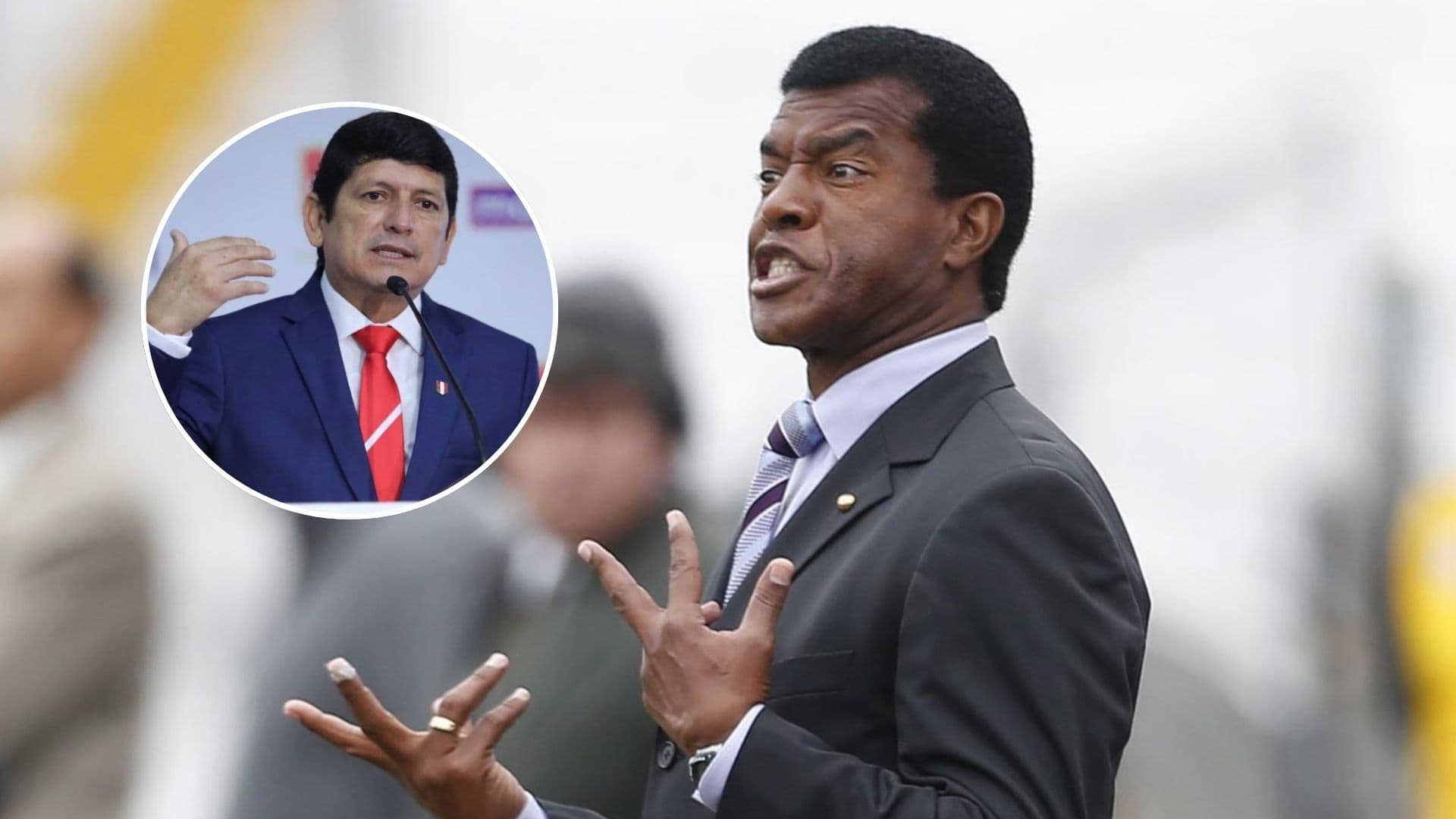 Agustín Lozano - Julio César Uribe (Foto: Perú 21)