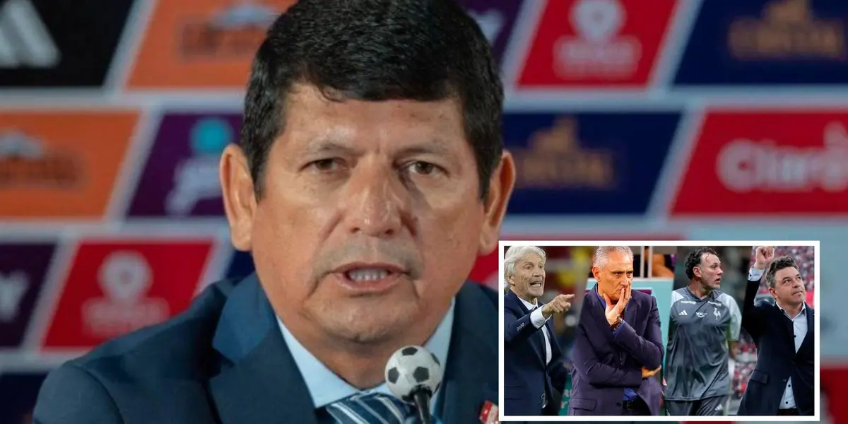 Agustín Lozano - Néstor Pékerman - Tite - Marcelo Gallardo (Foto: X)