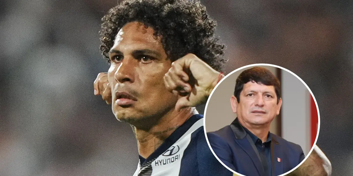 Agustín Lozano y Paolo Guerrero (Foto: Liga 1)