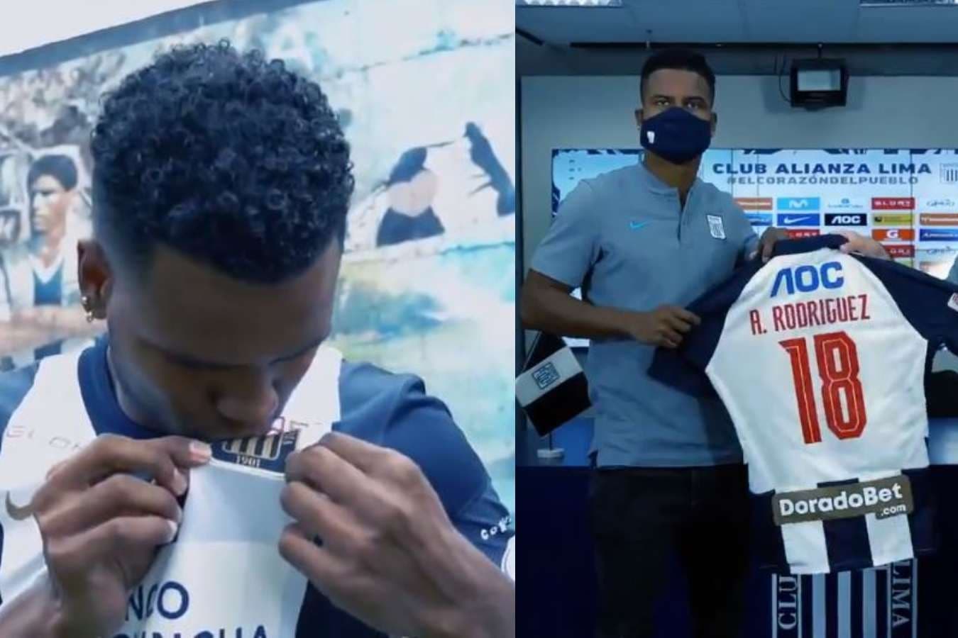Aldair Rodríguez fue presentado de manera oficial en Alianza Lima y lanzó una insólita promesa para la hinchada aliancista