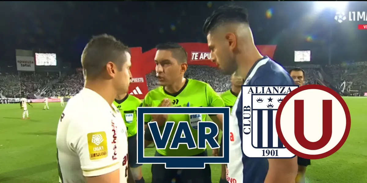No van ni 10' y así es cómo el VAR ya le dio una mano a Alianza Lima, lo sufren en la 'U'