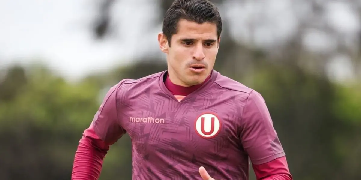 Aldo Corzo con la camiseta de la U. FOTO: RPP