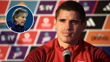 Aldo Corzo - Ricardo Gareca (Foto: Andina)