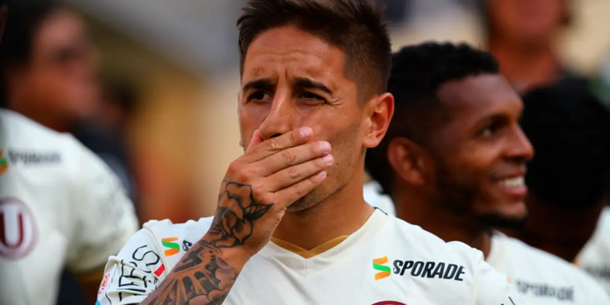 Alejandro Hohberg no jugó uno de sus mejores partidos en Universitario de Deportes