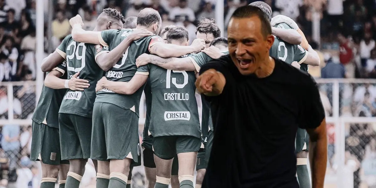 Alejandro Restrepo como entrenador de Alianza Lima.