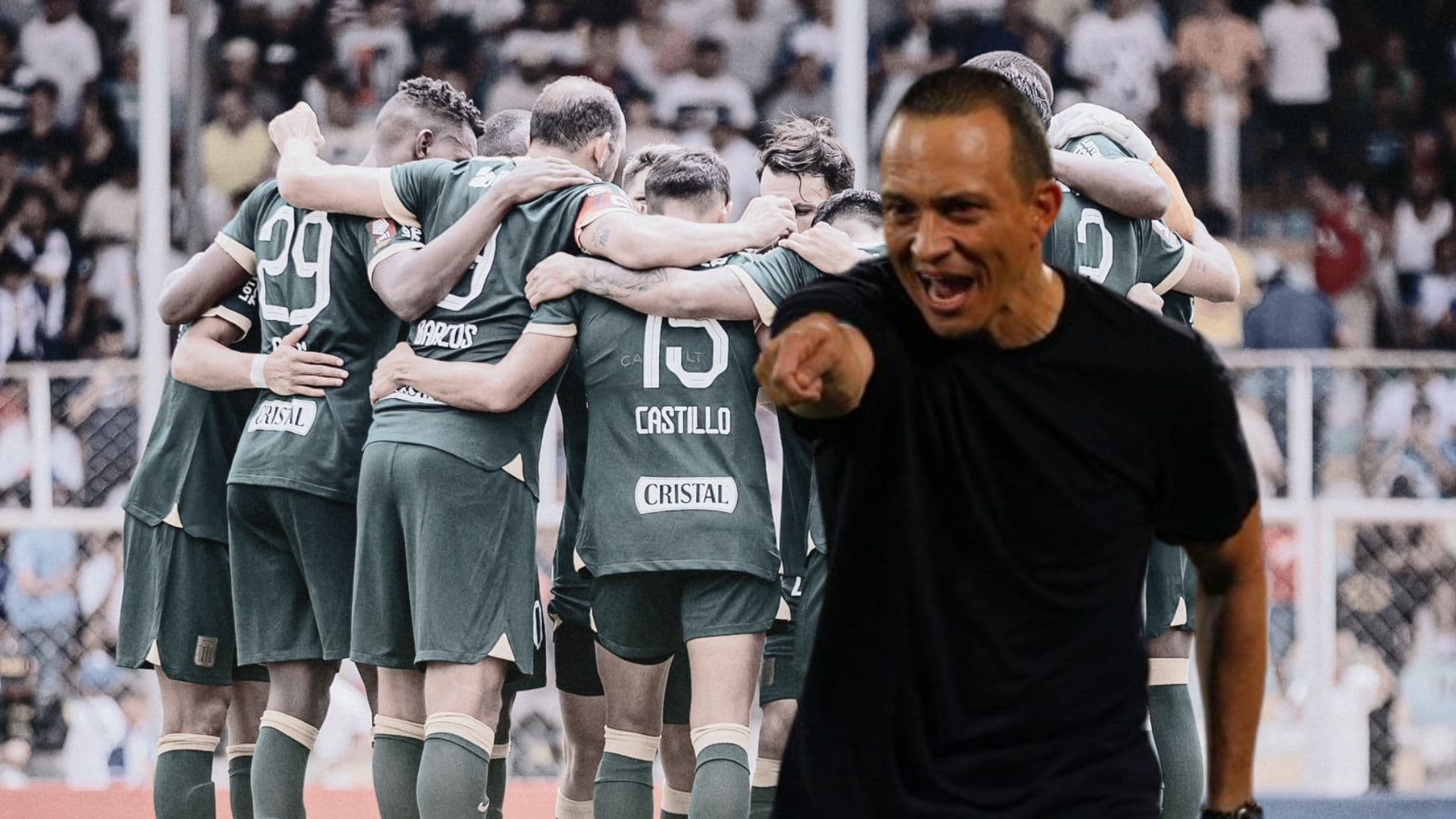 Alejandro Restrepo como entrenador de Alianza Lima.