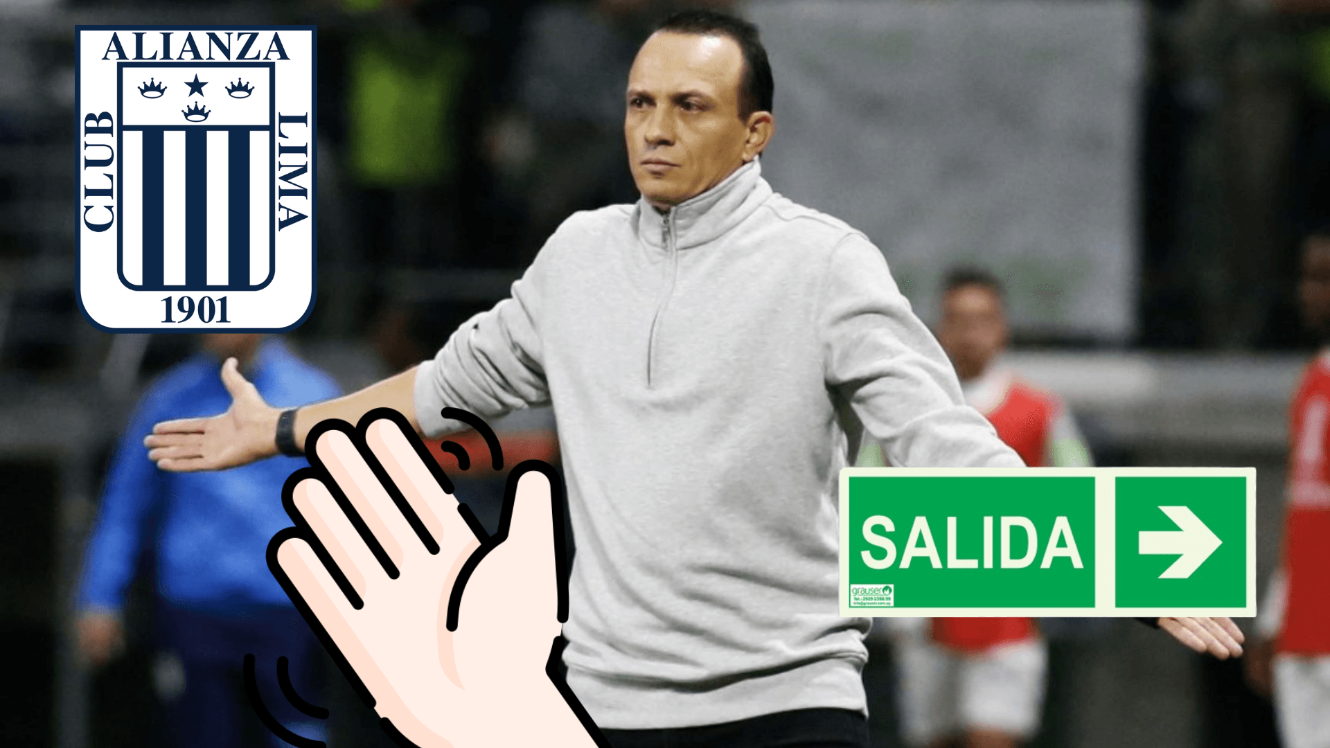 Alejandro Restrepo con los brazos abiertos