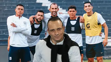 Alejandro Restrepo feliz y el plantel de Alianza Lima en la foto (Foto: Alianza Lima)