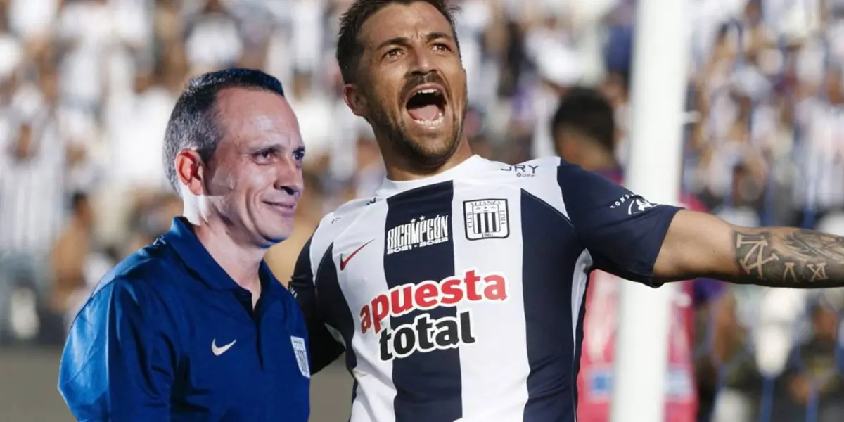 Alejandro Restrepo feliz y Gabriel Costa gritando gol