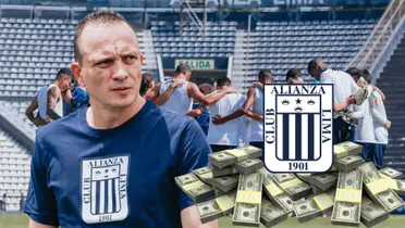 Alejandro Restrepo observando a sus jugadores entrenando en Matute