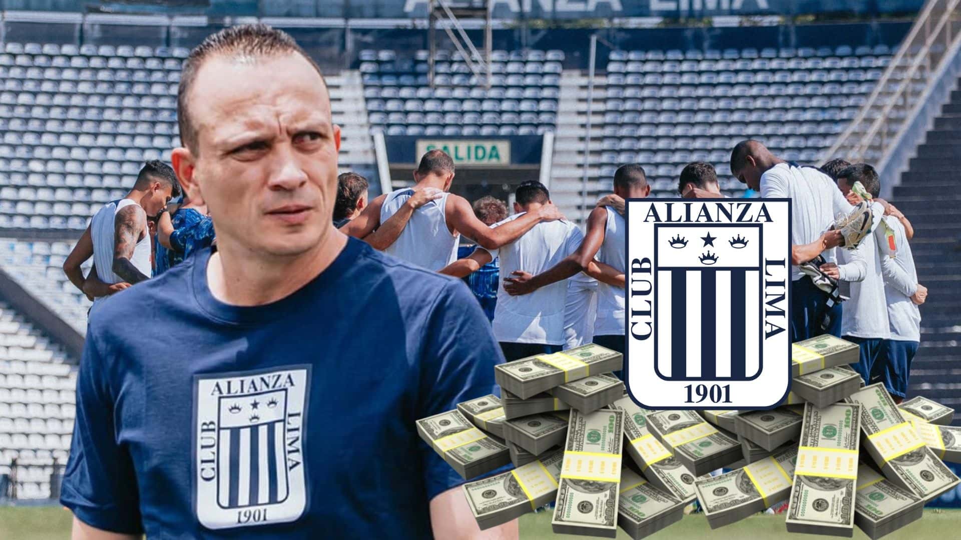 Alejandro Restrepo observando a sus jugadores entrenando en Matute