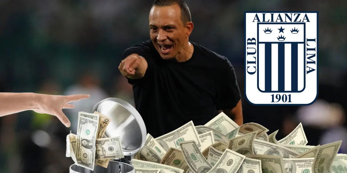 Alejandro Restrepo señalando con el dedo