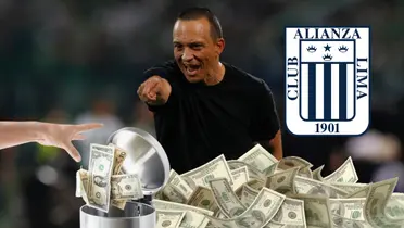 Alejandro Restrepo señalando con el dedo