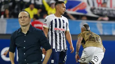 Alejandro Restrepo serio y Arturo Vidal celebrando su gol (Foto: Colo Colo)