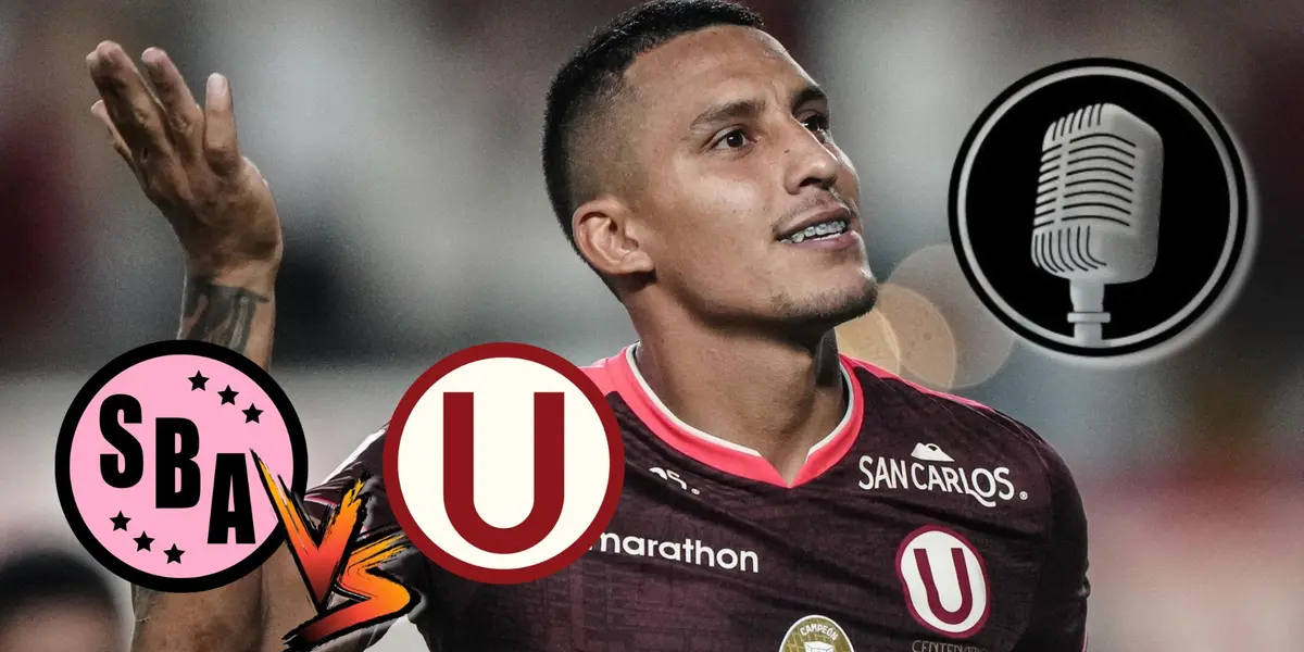 Álex Valera celebrando su gol el día de hoy vs Sport Boys