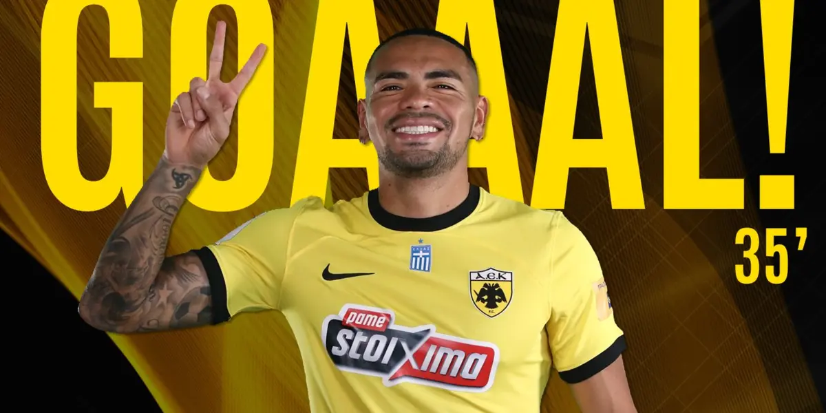 Alexander Callens anotó en la victoria contra Atromitos