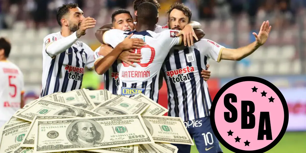 Alianza Lima celebrando gol