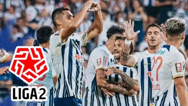 Alianza Lima celebrando un gol 