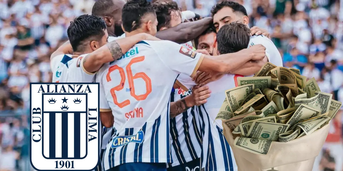 Alianza Lima celebrando un gol