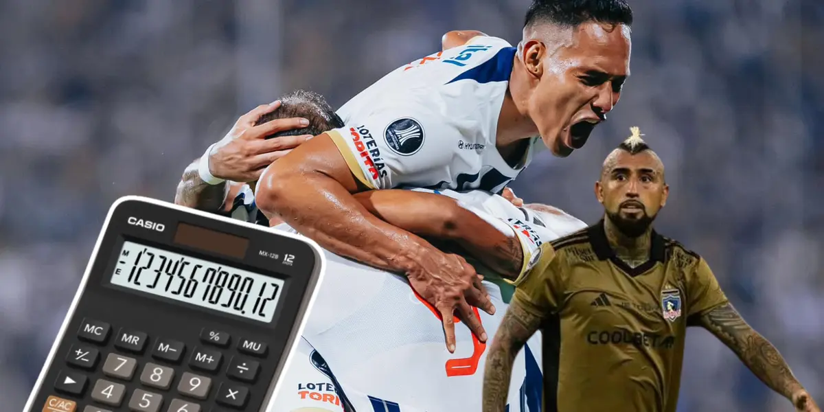 Alianza Lima celebrando y Arturo Vidal serio (Foto: Alianza Lima)