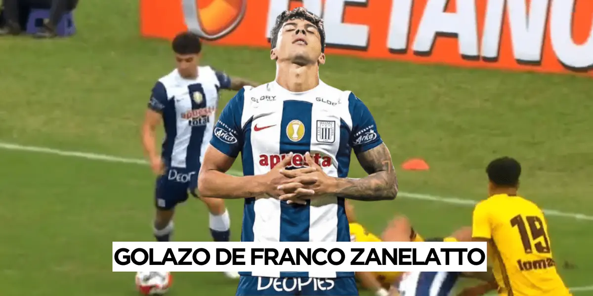 Alianza Lima consiguió el primero con un golazo de Franco Zanelatto