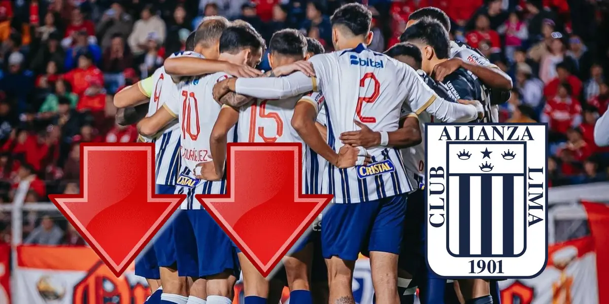 Alianza Lima en la previa de un partido de la Liga 1