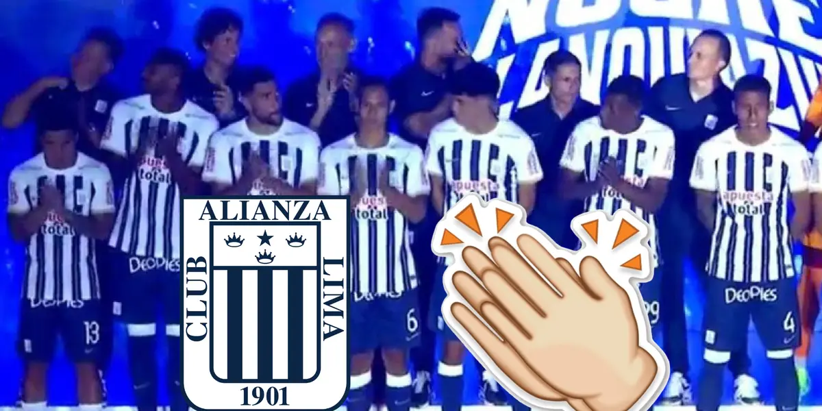Alianza Lima hizo la presentación de su plantel 2024