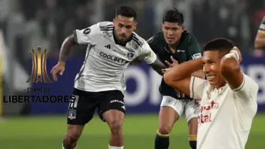 Alianza Lima jugando ante Colo Colo, al lado Edison Flores. FOTO: El Comercio
