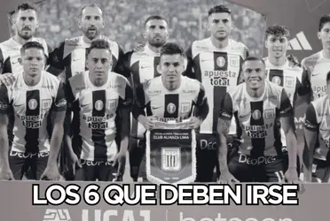Alianza Lima tiene varios jugadores que no deberían de seguir en el 2024
